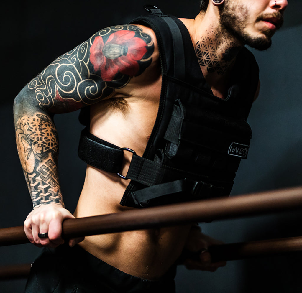 Hanzo Weight Vest, Adjustable | 35lbs