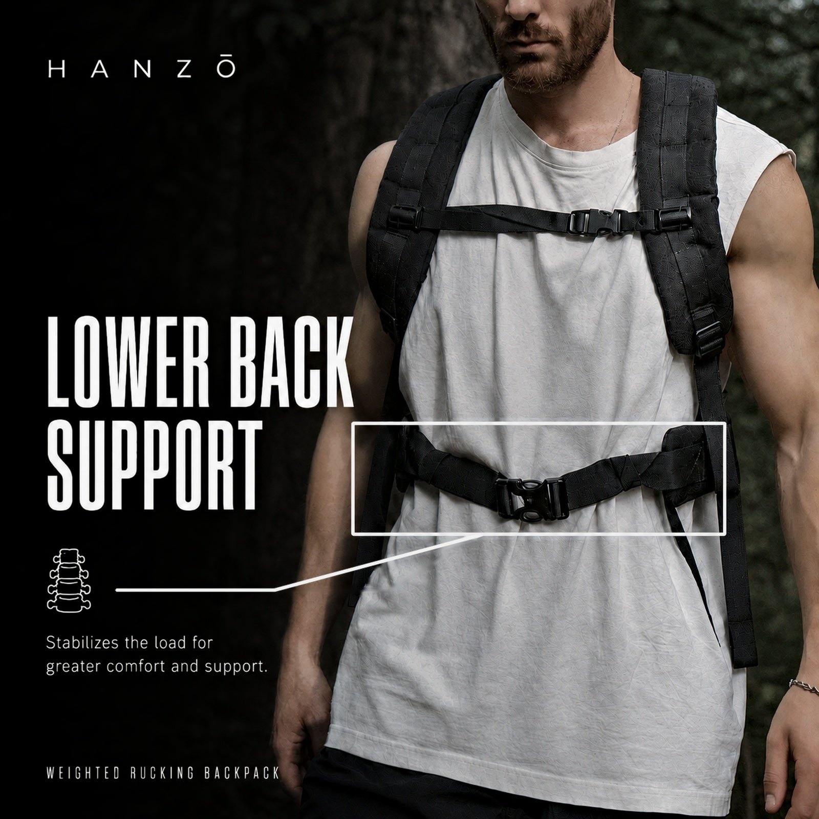 Hanzo Weighted Rucking Backpack