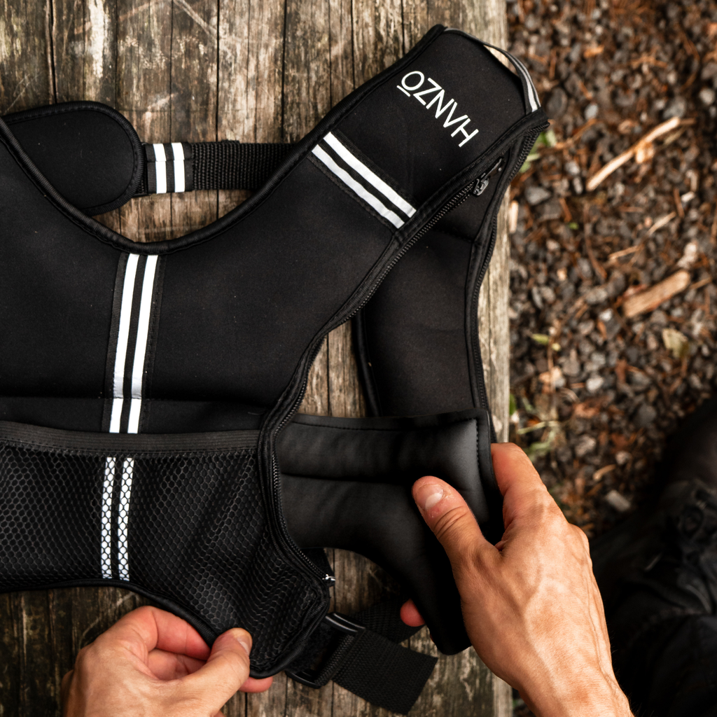 Hanzo Adjustable Weighted Running Vest (Pink)