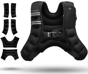 Open image in slideshow, Weighted Running Vest (Black)
