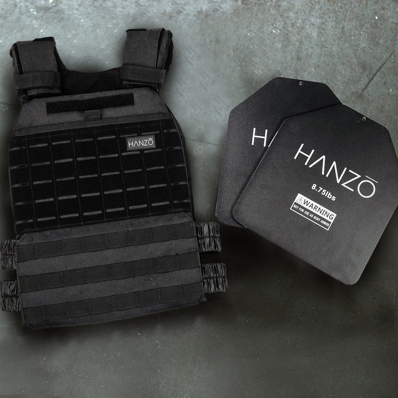 Weight Plates Set 17.5Lbs (2x8.75Lbs) | For Rucking Backpack